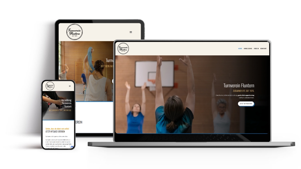Turnverein Fluntern -  Webdesign & Fotografie Gabriela Füstös